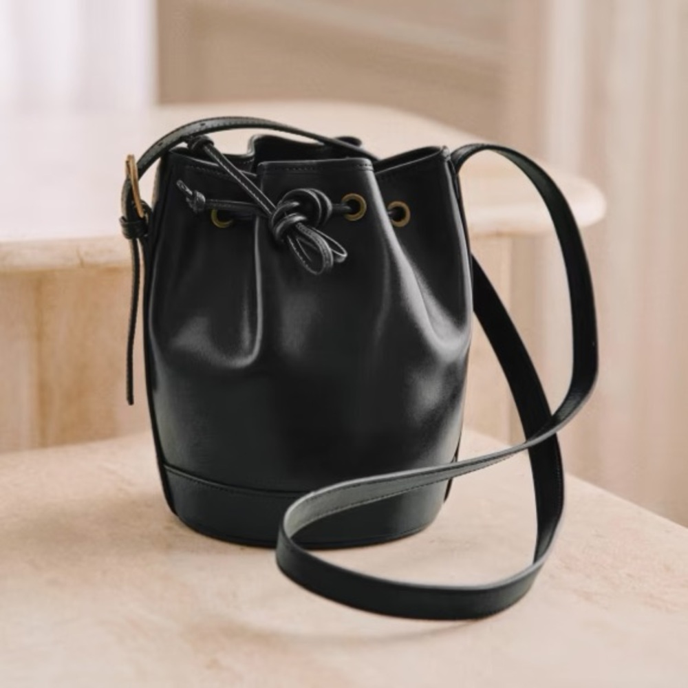 Sezane Mini Farrow Bag in Black